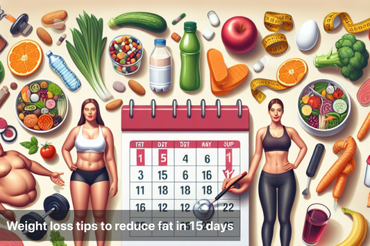 Visual guide to weight loss tips for reducing fat in 15 days