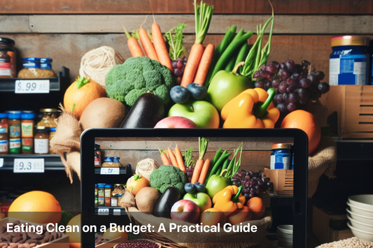 Fresh fruits and vegetables showcasing clean eating on a budget