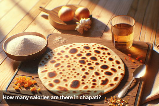 Chapati with calorie information and nutritional details