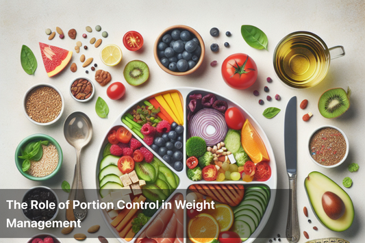 Healthy food portions demonstrating the role of portion control in weight management.